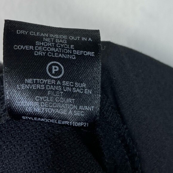 Robert Rodriguez Black Crop Ankle Dress Pants Embellished Embroidered Velvet 6 - Picture 8 of 14